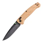 Hogue Knife Hogue Mysto Folder Knife 3-2/5 Drop Point Blade Wood Maple Valley - alternate view 2