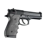 Hogue Inc. Hogue Rubber Handgun Grips with Finger Grooves Slate Grey for Beretta 92/96 - alternate view 2