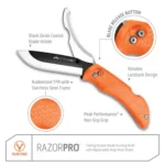 Outdoor Edge RazorPro G Replaceable Blade Folding Knife 3-1/2" Drop Point Blade Black - alternate view 2