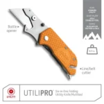 Outdoor Edge UtiliPro Folding Utility Knife & Multi Tool Black - alternate view 2
