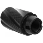 Tacfire Inc. TacFire Knurled Linear Compensator Flash & Concussion Forwarder 7.62x39 14x1 LH Black - alternate view 2