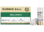 Mag-Tech/Sellier- Bellot Sellier & Bellot Rubber Buckshot 12 ga 2-3/4" 2 ball Rubber 25/ct - alternate view 2