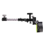 Pure Archery Group Black Gold Pro Dual Track 2 Pin Vertical 4" Dovetail Scope .019 RH - alternate view 2