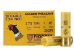 Fiocchi Ammunition GOLDEN PHEASANT NP 20ga 2 3/4" 1oz #6 1245fps 25rd - alternate view 2