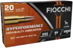 Fiocchi Ammunition Fiocchi Hyperformance Hunt Rifle Ammunition .243 Win 95 gr SST 2950 fps 20/ct - alternate view 2