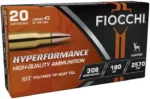 Fiocchi Ammunition Fiocchi Hyperformance Hunt Rifle Ammunition .308 Win 180 gr SST 2570 fps 20/ct - alternate view 2