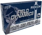 Fiocchi Ammunition Fiocchi Field Dynamics Rifle Ammunition .30-06 Sprg 150 gr PSP 2910 fps 20/ct - alternate view 2