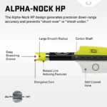Tenpoint Crossbow Technologies Ten Point EVO-X CenterPunch 16 Carbon Arrows .001" 16" with Alpha-Nocks - alternate view 2