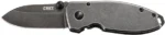 Columbia River Knife & Tool CRKT Squid Black Stonewash Knife 2-1/5" Drop Point Blade - alternate view 2