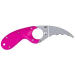 Columbia River Knife & Tool CRKT Bear Claw Fixed Knife 2-2/5" Hawkbill Blade Pink - alternate view 2