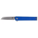 Columbia River Knife & Tool CRKT CEO Microflipper Folding Knife 2-1/5" Sheepsfoot Blade Blue - alternate view 2