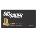 Sig Sauer Sig Elite Performance Handgun Ammunition 10mm Auto 180 gr FMJ 1250 fps 50/ct - alternate view 2