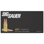 Sig Sauer Elite Ball Rifle Ammunition 308 WIN 150gr FMJ 2900 fps 20/ct - alternate view 2