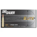 Sig Sauer Elite Match Rifle Ammunition .308 Win 175gr OTM 20/ct - alternate view 2