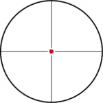 Konus Optics KonusPro Plus 6-24x50mm Rifle Scope Engraved Blue/Red Illum Fine Crosshair Reticle Matte Black - alternate view
