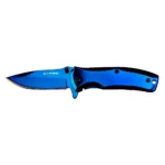Sarge Knives Phase Folding Knife 2-1/2" Drop Point Blade Blue Tin - alternate view 2