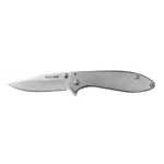 Sarge Knives Hawk Swift Assist Folder Knife 3-1/8" Clip Point Blade Chrome - alternate view 2
