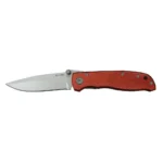 Sarge Knives Red Diamond Folding Knife 3-1/4" Drop Point Blade Red - alternate view 2