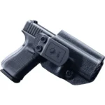 Mission First Tactical Leather Hybrid IWB/OWB Holster for Glock 19/23/44/45 Black Ambi - alternate view 2