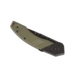 Rock Ridge Outdoors Telum Scorch Tactical Automatic Folding Knife 3-1/2" Drop Point Blade OD Green - alternate view 2