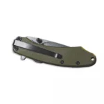 Rock Ridge Outdoors ABKT Elite Ember Folding Knife 2-3/4" Drop Point Blade Green - alternate view 2