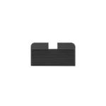 Wilson Combat Ruger GP100 Serrated Blade Handgun Sight Rear Square Notch Black - alternate view 2
