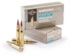 TRZ Trading Inc. PPU Subsonic Rifle Ammunition 7.62X51 NATO 200 gr FMJBT 1050 fps 20/ct - alternate view 2