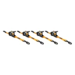 Gsm Muddy Retractable Ratchet Straps 1"x10 ft Orange 4/ct - alternate view 2