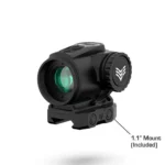 10 Ring Swampfox Raider 1x20 Micro Prism Red BRC Reticle Black - alternate view 2
