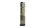 ELITE TACTICAL SYSTEMS GROUP Elite Tactical Systems Carbon Smoke Handgun Magazine for Glock 43x/48 9mm Luger 19/rd