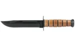 Ka-Bar Knives Inc. Ka-Bar Ka-Bar USMC Fixed Knife 7" Clip Point Blade Brown with Sheath - alternate view 2