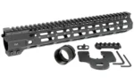 Midwest Industries Combat Rail Free Float Handguard 12.625" M-LOK Black - alternate view 2