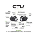 Viridian Green Laser Viridian CTL+ Handgun Weapon Light 1100 Lumens with SAFECharge - alternate view 2