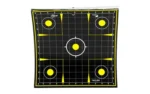 The Allen Company Inc. Allen EZ Aim Non-Adhesive Splash Target 12.5" Black and Yellow 30 per Pad - alternate view 2