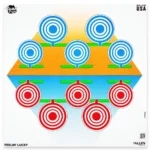 The Allen Company Inc. Allen EZ Aim Paper Targets 12" Fun Paper Plinking the Day Away 9/ct - alternate view 2