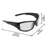 The Allen Company Inc. Allen ULTRX Sync Safety Glasses Black with Clear Lenses - alternate view 2
