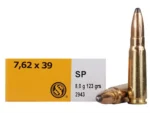 Mag-Tech/Sellier- Bellot Sellier & Bellot Rifle Ammunition 7.62x39mm 123 gr SP 2435 fps 20/ct - alternate view 2