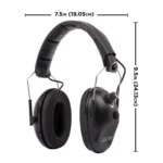 The Allen Company Inc. Allen ULTRX Electronic Ear Muffs 23dB Black - alternate view 2