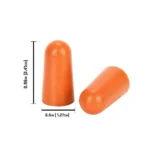The Allen Company Inc. Allen ULTRX Foam Ear Plugs 32dB Orange 6 Pairs - alternate view 2