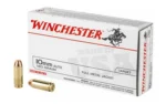 Winchester Ammunition Winchester Target Handgun Ammunition 10mm Auto 180 gr. FMJ 1080 fps 50/ct - alternate view 2