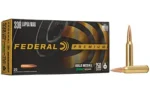 Federal Cartridge Co. Federal Premium Gold Medal Rifle Sierra MatchKing Ammunition .338 Lapua Mag 250 gr BTHP 2950 fps