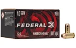 Federal Cartridge Co. American Eagle Handgun Ammunition .40 S&W 180 gr. FMJ 1000 fps 100/ct - alternate view 2