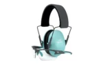 Radians Inc. Radians Lowset Ladies Range Combo 21dB Ear Muffs and Charcoal/Teal Shooting Glasses with Clear Lens - alternate