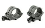 Weaver Quad Lock Detachable Scope Rings 1" High Extension Matte - alternate view 2