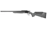 CVA Scout Single Shot Rifle .444 Marlin 22" Threaded Blued Barrel Grey Stock 0 MOA Pic Rail - alternate view 2