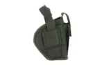 Bulldog Cases Bulldog Extreme Handgun Holster with Belt Loop and Clip for Compact Autos with 3-4" Barrels Black Ambi