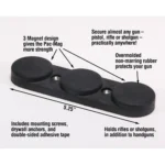 Pachmayr/Tacstar Division Pachmayr Pac-Mag Gun Storage Magnet Matte Black - alternate view 2