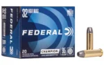Federal Cartridge Co. Federal Champion Handgun Ammunition .32 H&R Mag 95 gr LSWC 1020 fps 20/ct - alternate view 2