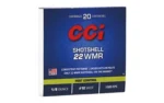 CCI Rimfire Shotshell Ammunition .22 WMR 1/8 oz #12 1000 fps 20/ct - alternate view 2