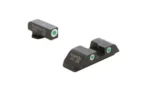 Ameriglo Green Tritium FRONT/REAR 3 dot sight set white outlines for Glock Gen 5 - alternate view 2